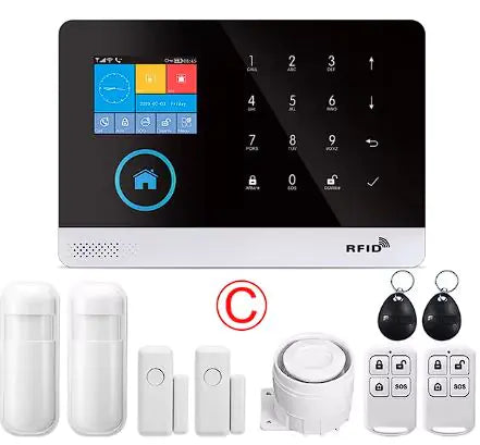 GauTone PG103 Wireless Home Security Alarm - WiFi & GSM Connectivity - ShopandTop