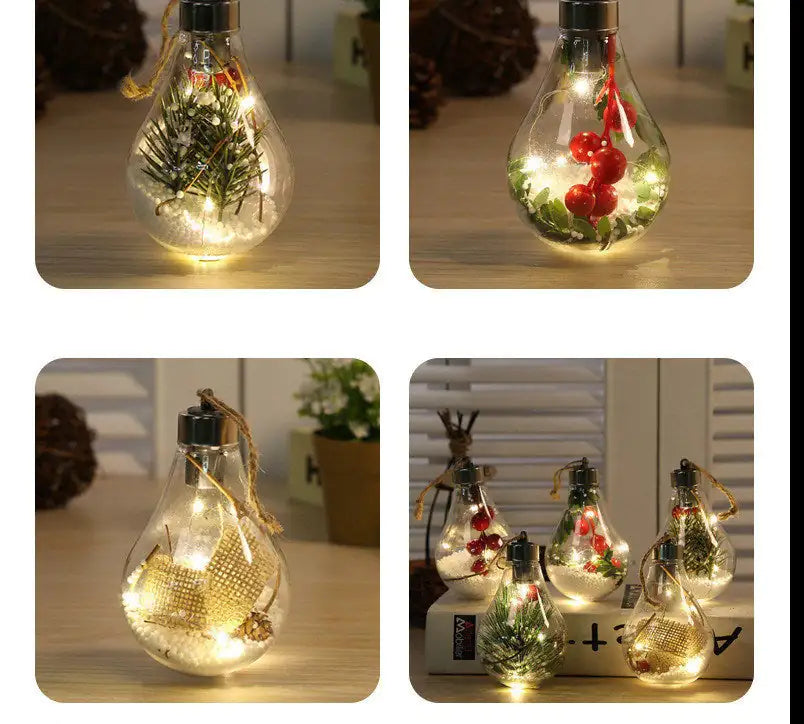 Pack of 5 LED Christmas Balls - ShopandTop