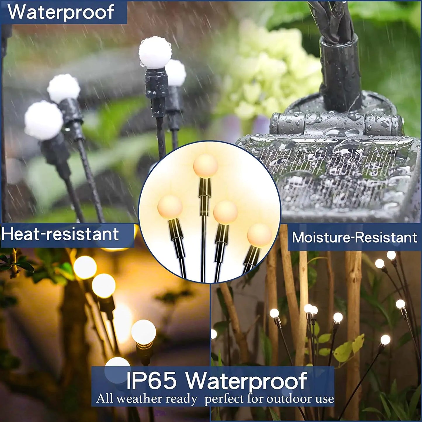 Solar Firefly Lights – Whimsical Outdoor Garden Lights with Realistic Flickering Effect - ShopandTop