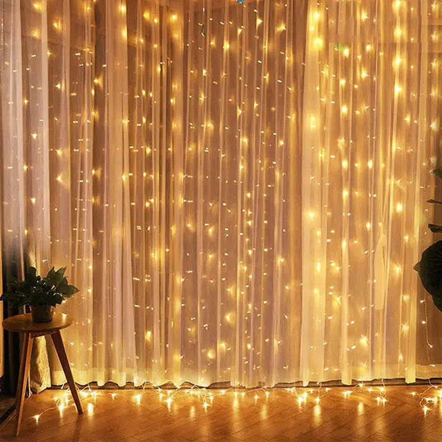 Christmas Curtain Lights - ShopandTop