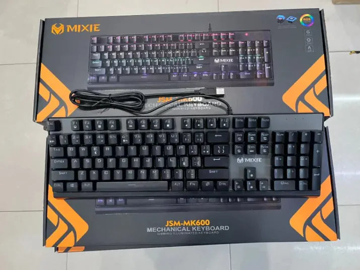 RGB E-sports Keyboard - Arabic Layout