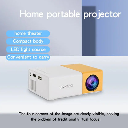 Audio Home Multimedia Player Smart Projector - HD Visuals & Immersive Sound - ShopandTop