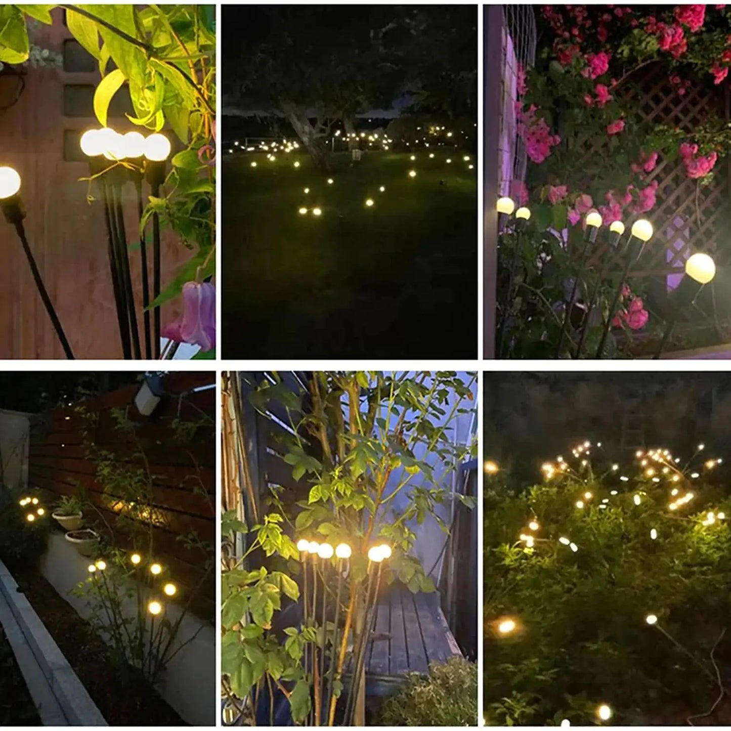 Solar Firefly Lights – Whimsical Outdoor Garden Lights with Realistic Flickering Effect - ShopandTop