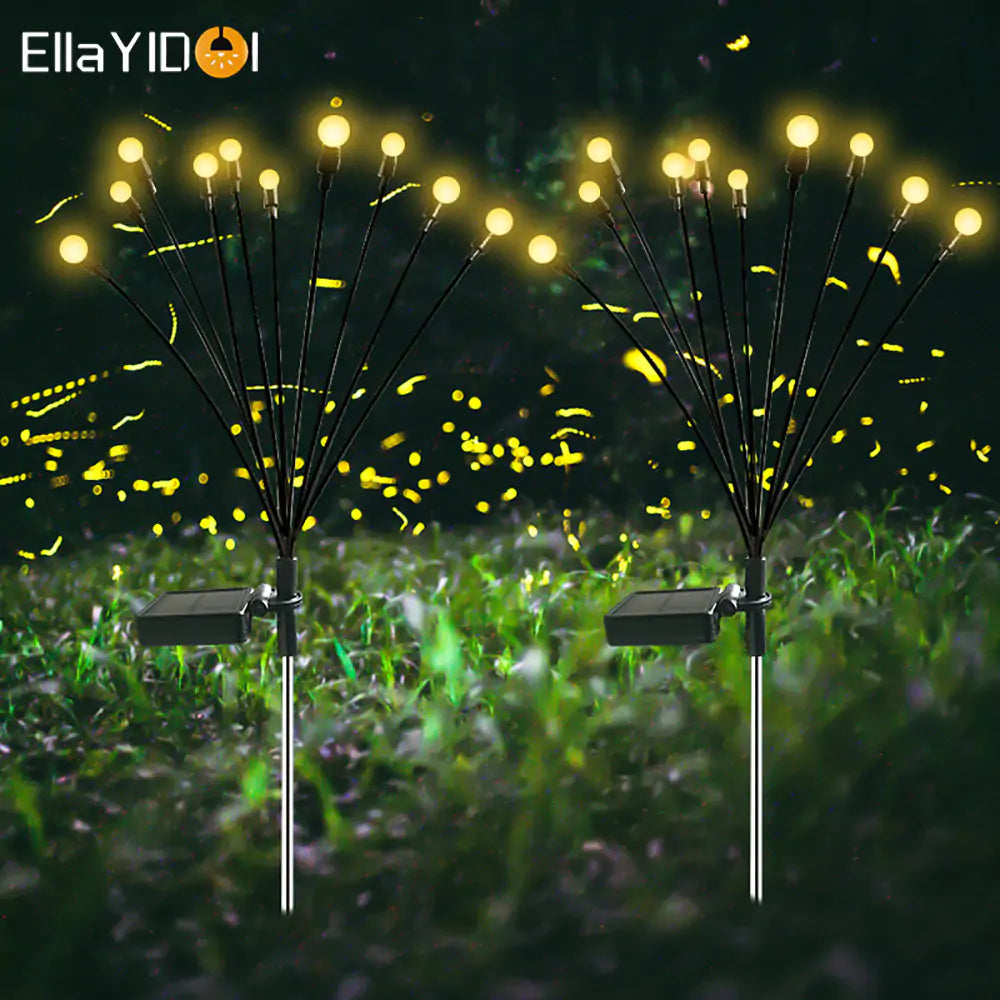 Solar Firefly Lights – Whimsical Outdoor Garden Lights with Realistic Flickering Effect - ShopandTop