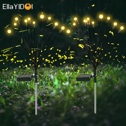 Solar Firefly Lights – Whimsical Outdoor Garden Lights with Realistic Flickering Effect - ShopandTop