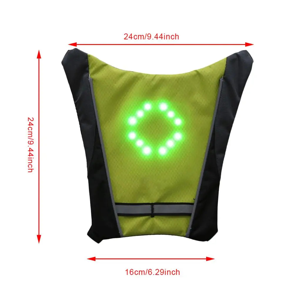 LED Cycling Safety Vest with Bag - ShopandTop