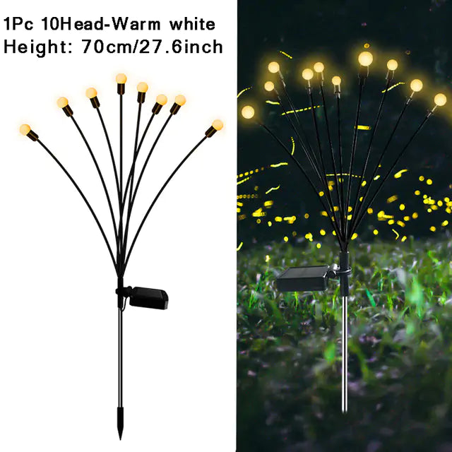 Solar Firefly Lights – Whimsical Outdoor Garden Lights with Realistic Flickering Effect - ShopandTop