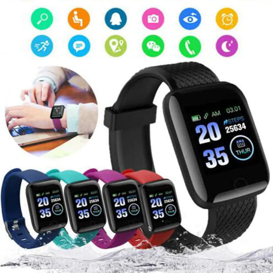 Sports Smart Watches – Waterproof Fitness Tracker with Heart Rate Monitor and Real-Time Notifications - ShopandTop