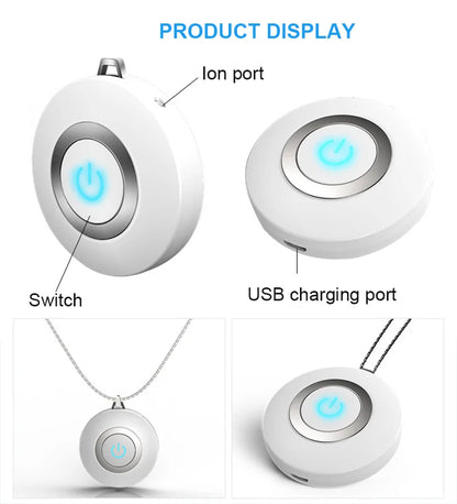 USB Air Purifier Necklace - ShopandTop