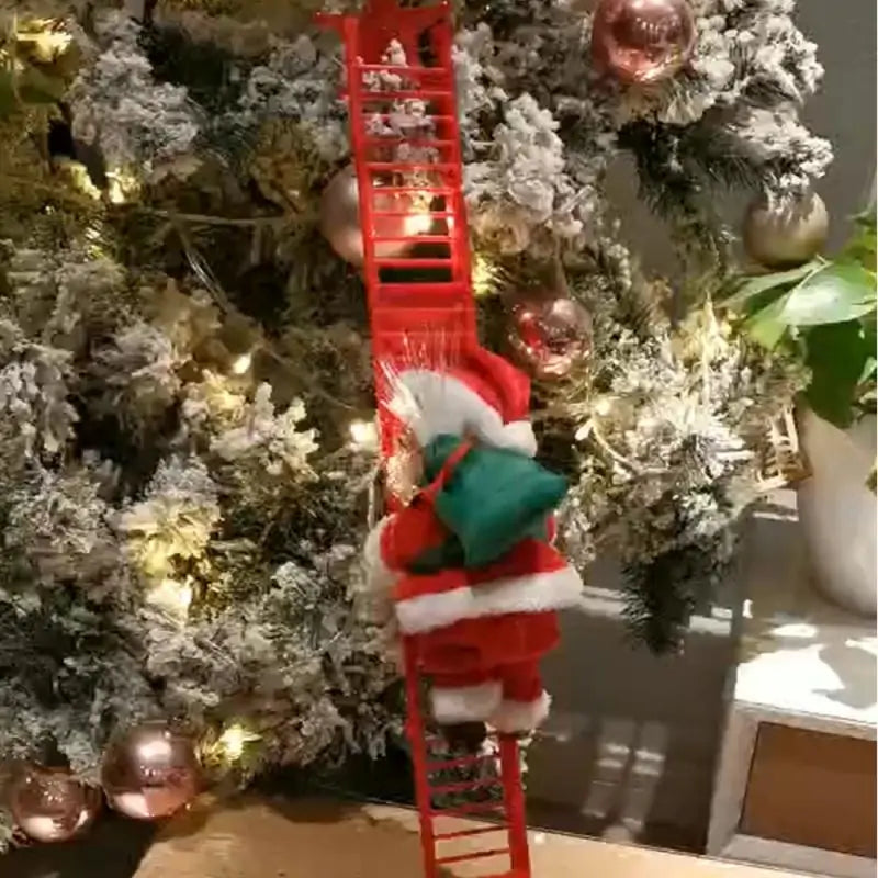 Electric Climbing Santa Doll - ShopandTop