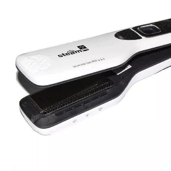 Steam Hair Brush Titanium Ceramic Flat Iron - ShopandTop