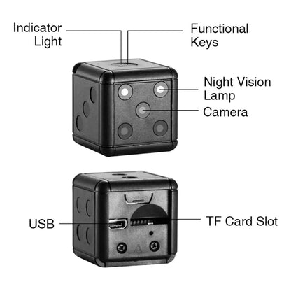 Mini Dice Camera - HD 1080P Night Vision Security Camera with Motion Detection - ShopandTop