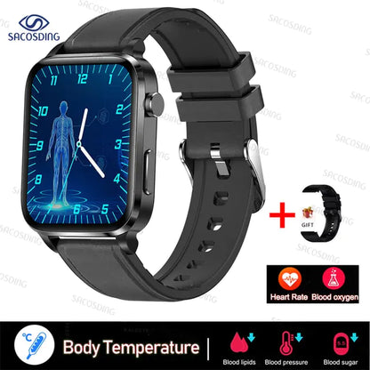 Thermometer Smart Watch – Dual Probe Laser Therapy, Temperature Monitoring, and Comprehensive Health Tracking - ShopandTop