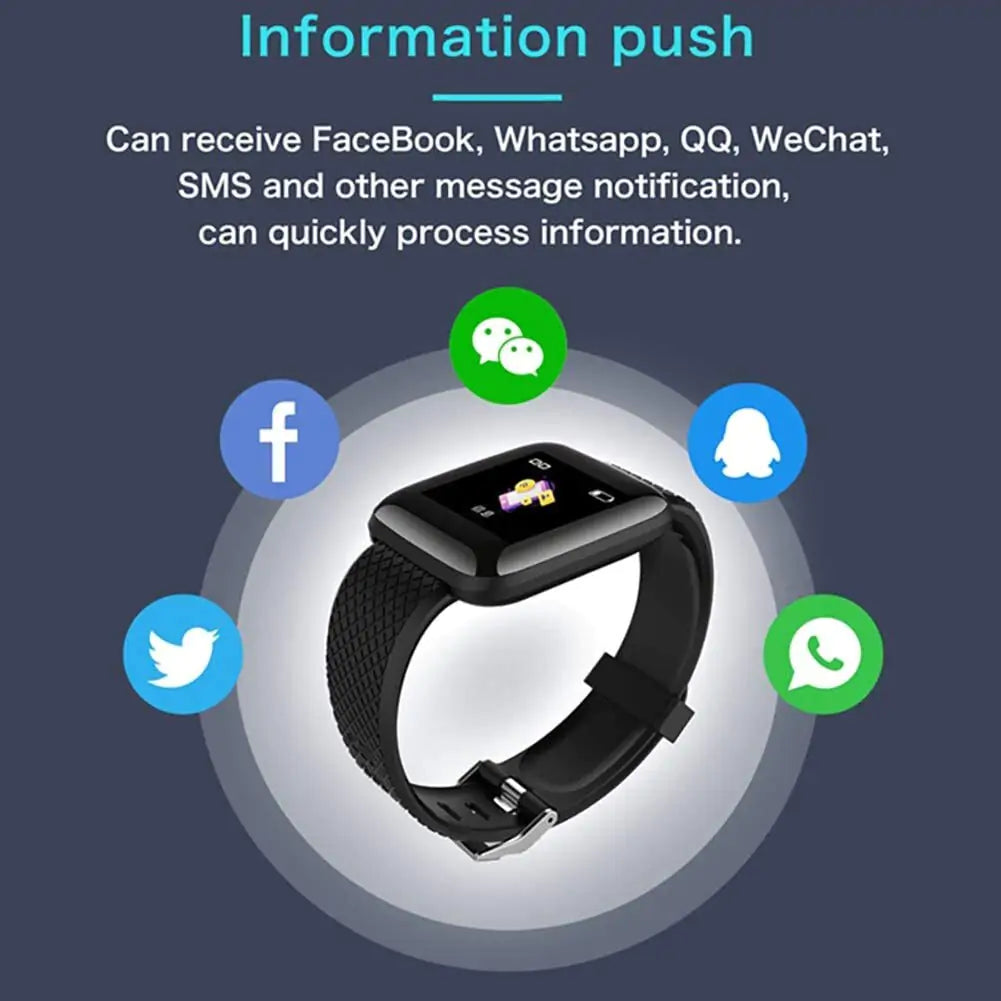 Sports Smart Watches – Waterproof Fitness Tracker with Heart Rate Monitor and Real-Time Notifications - ShopandTop