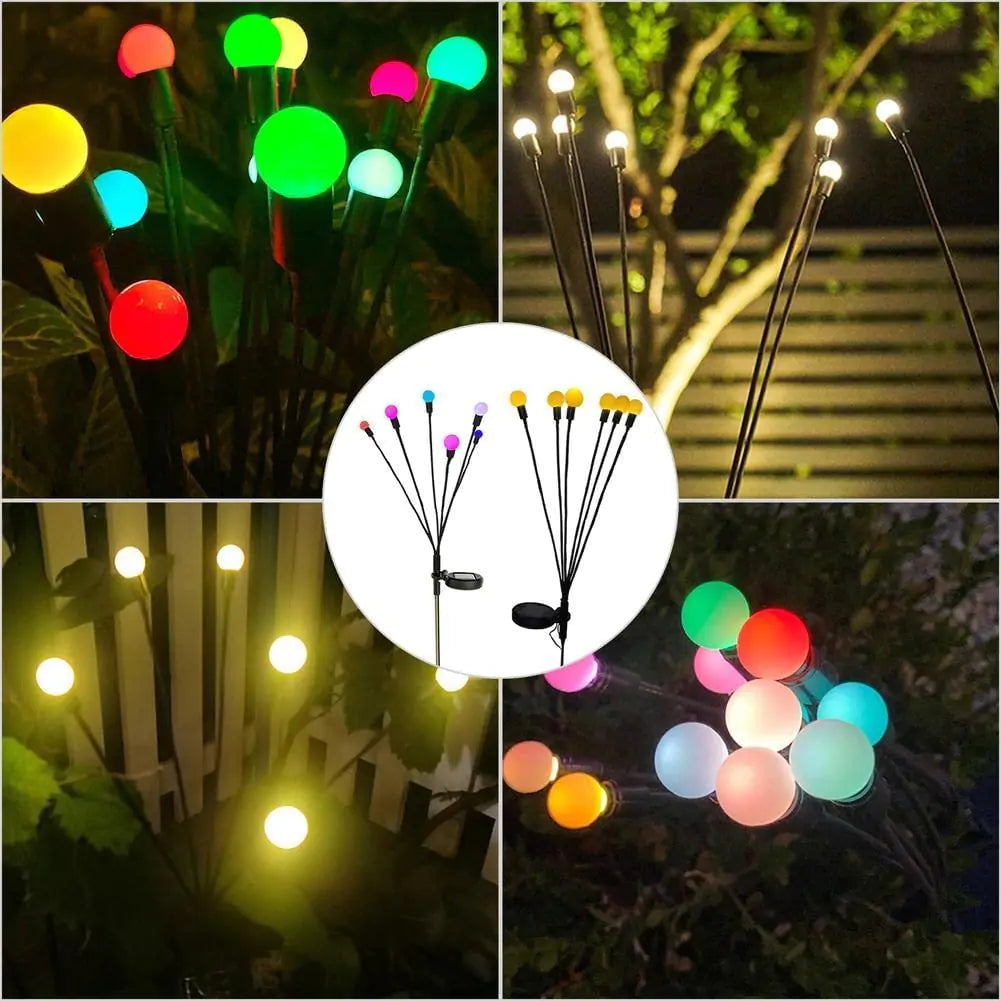 Solar Firefly Lights – Whimsical Outdoor Garden Lights with Realistic Flickering Effect - ShopandTop