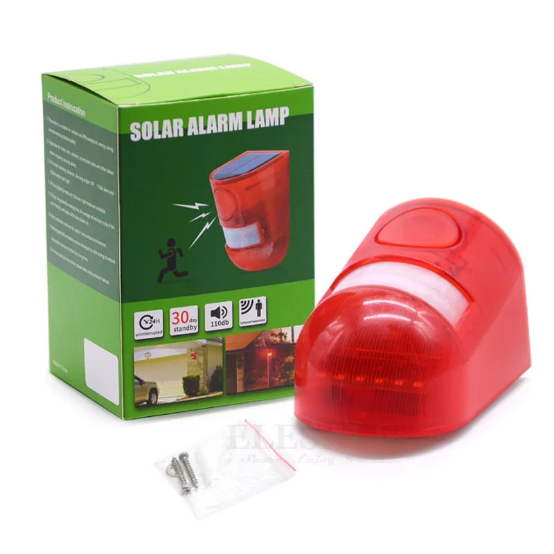 Solar Infrared Motion Sensor Alarm - Wireless, Eco-Friendly Security Solution - ShopandTop