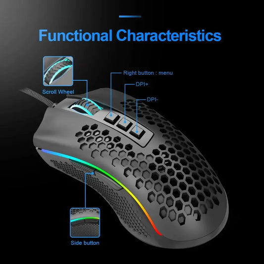 Ultralight Honeycomb Mouse - ShopandTop