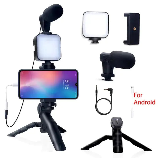 Smartphone Vlogging Kit With Tripod - ShopandTop