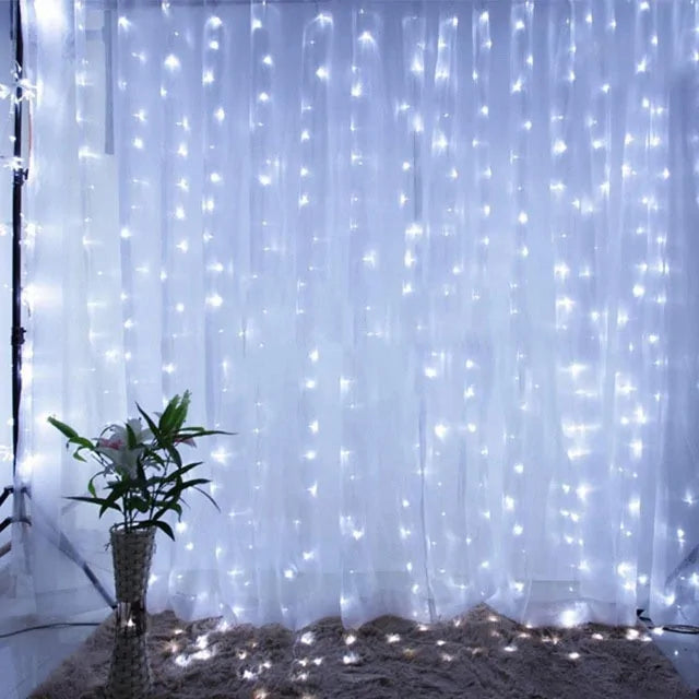 Christmas Lights Curtain Garland - ShopandTop