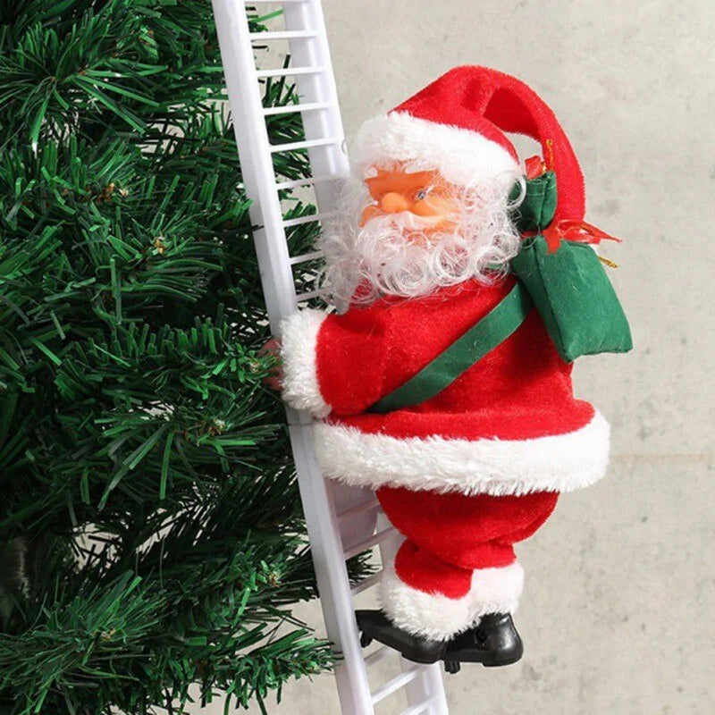 Santa Climbing Ladder Christmas Decoration - ShopandTop