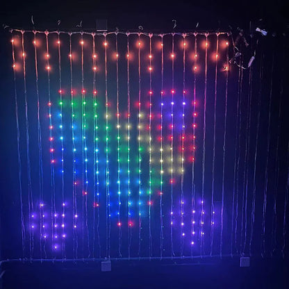 LED Bluetooth Smart RGB Curtain Lights - ShopandTop