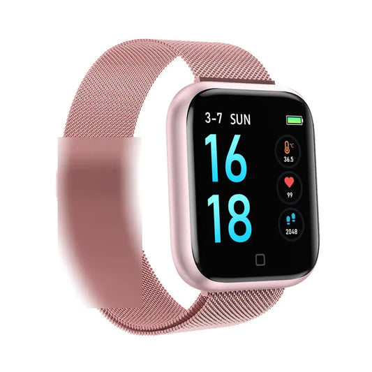 Unisex Smart Watch – Fashionable Fitness Tracker with Message Alerts and Waterproof Design - ShopandTop