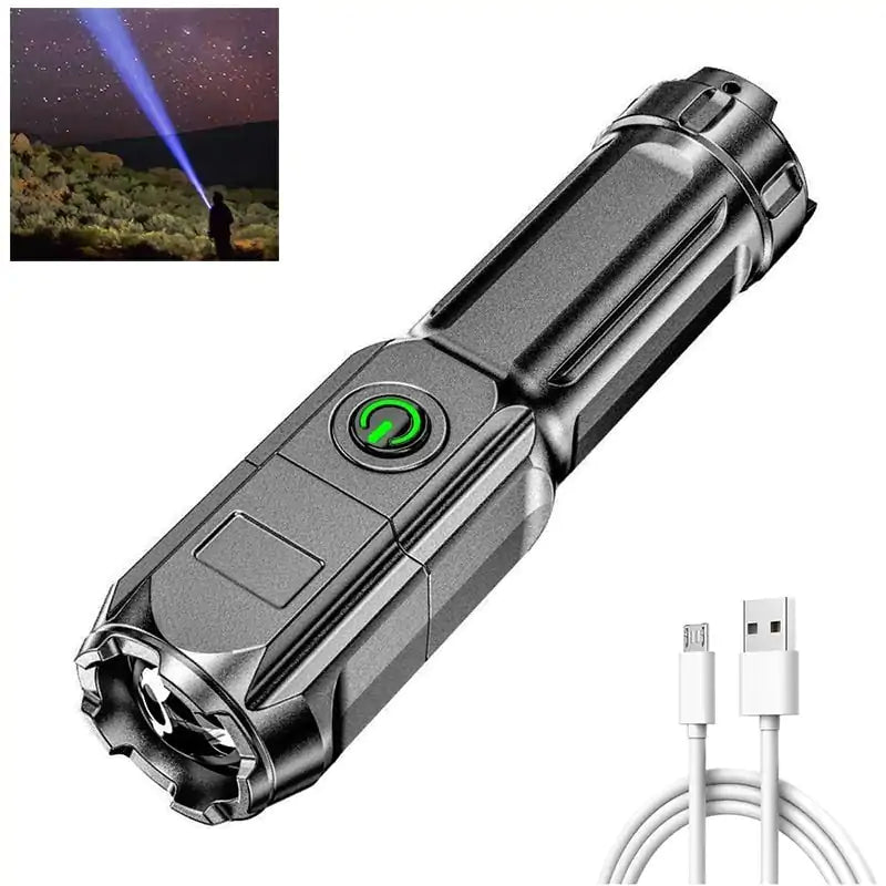 LED Portable Flashlight - Compact, Durable, and Versatile Lighting for All Adventures - ShopandTop