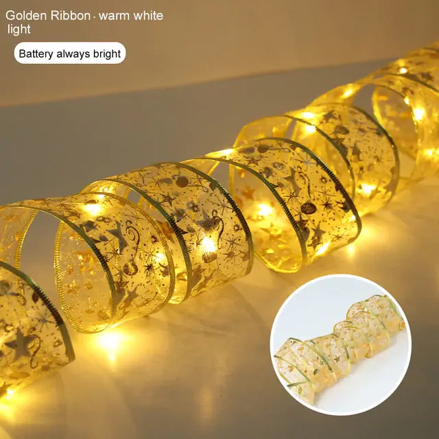 Ribbon Fairy Christmas Lights - ShopandTop