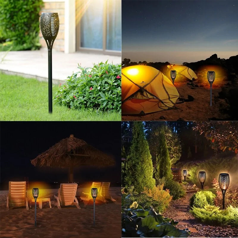 Solar Flame Solar Flame Lamp – Eco-Friendly Outdoor Lantern for Garden, Patio, and Pathway - ShopandTop