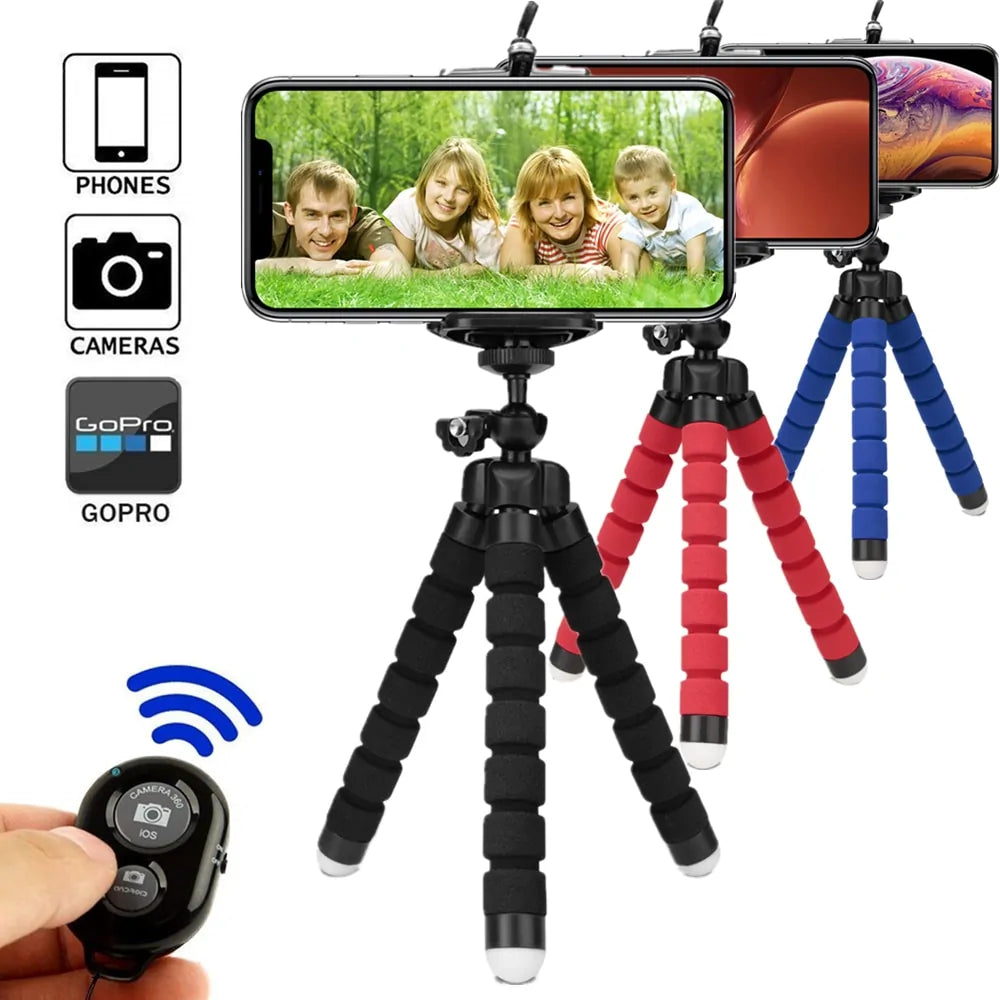 Mini Phone Tripod with Remote - ShopandTop