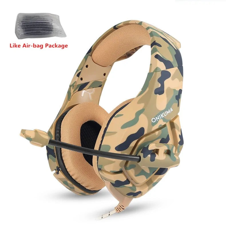 Camouflage Gaming Headphones - ShopandTop