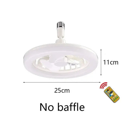 Ceiling Lamp with Remote-Controlled Cooling Fan - Stylish Lighting & Cooling Solution