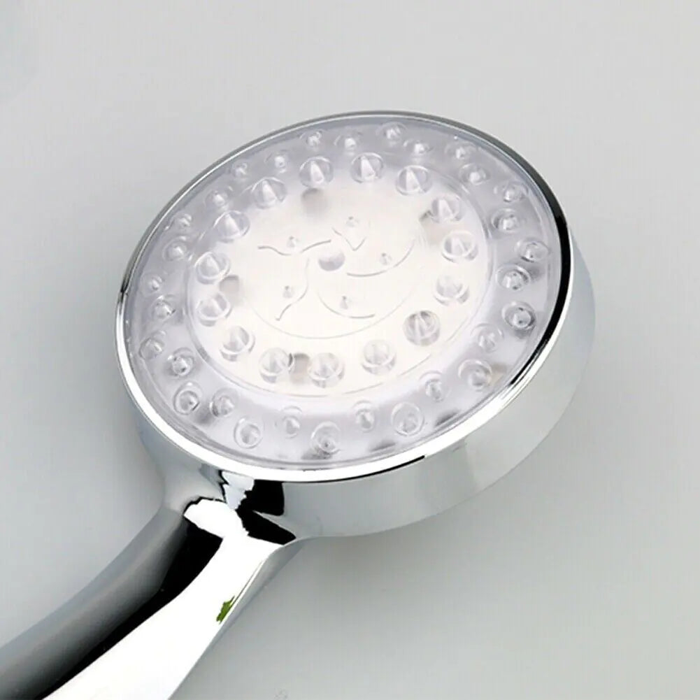 Handheld 7 Color Changing LED Light Water Bath Home Bathroom Shower Head Glow - ShopandTop