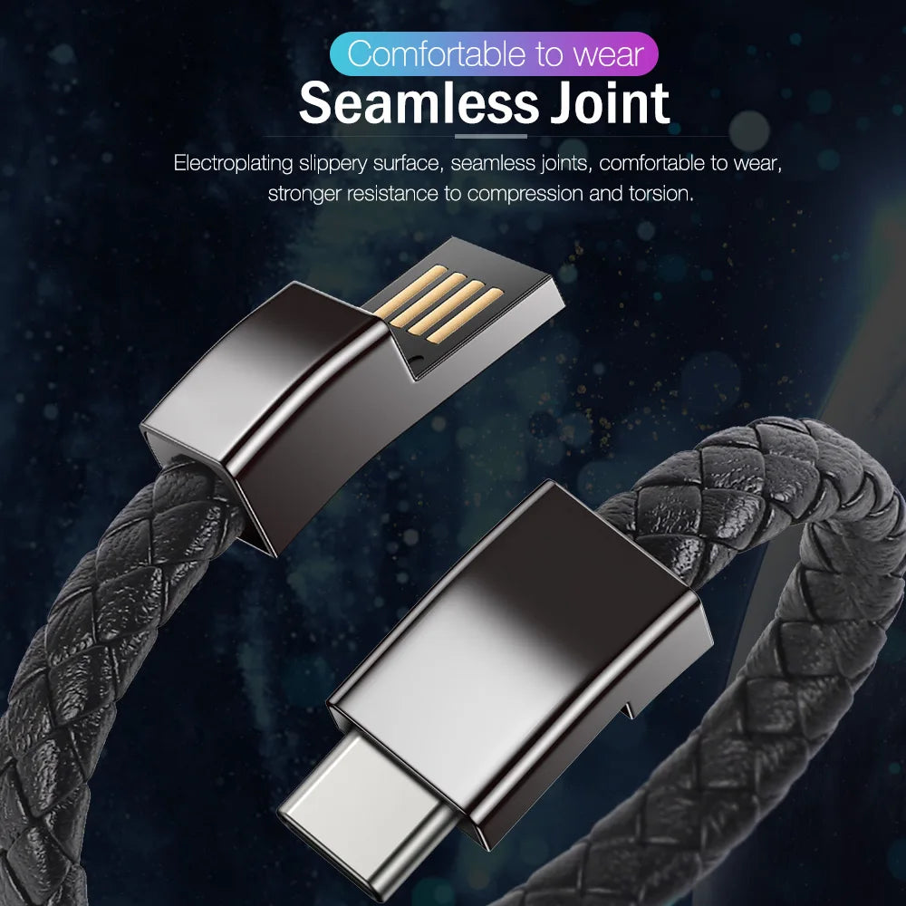 Armband USB Cable - Portable, Stylish, and Fast Charging