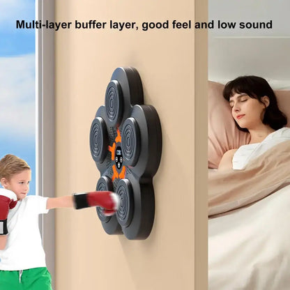 Bluetooth Boxing Machine - Wall-Mounted, Adjustable Speed Training - ShopandTop