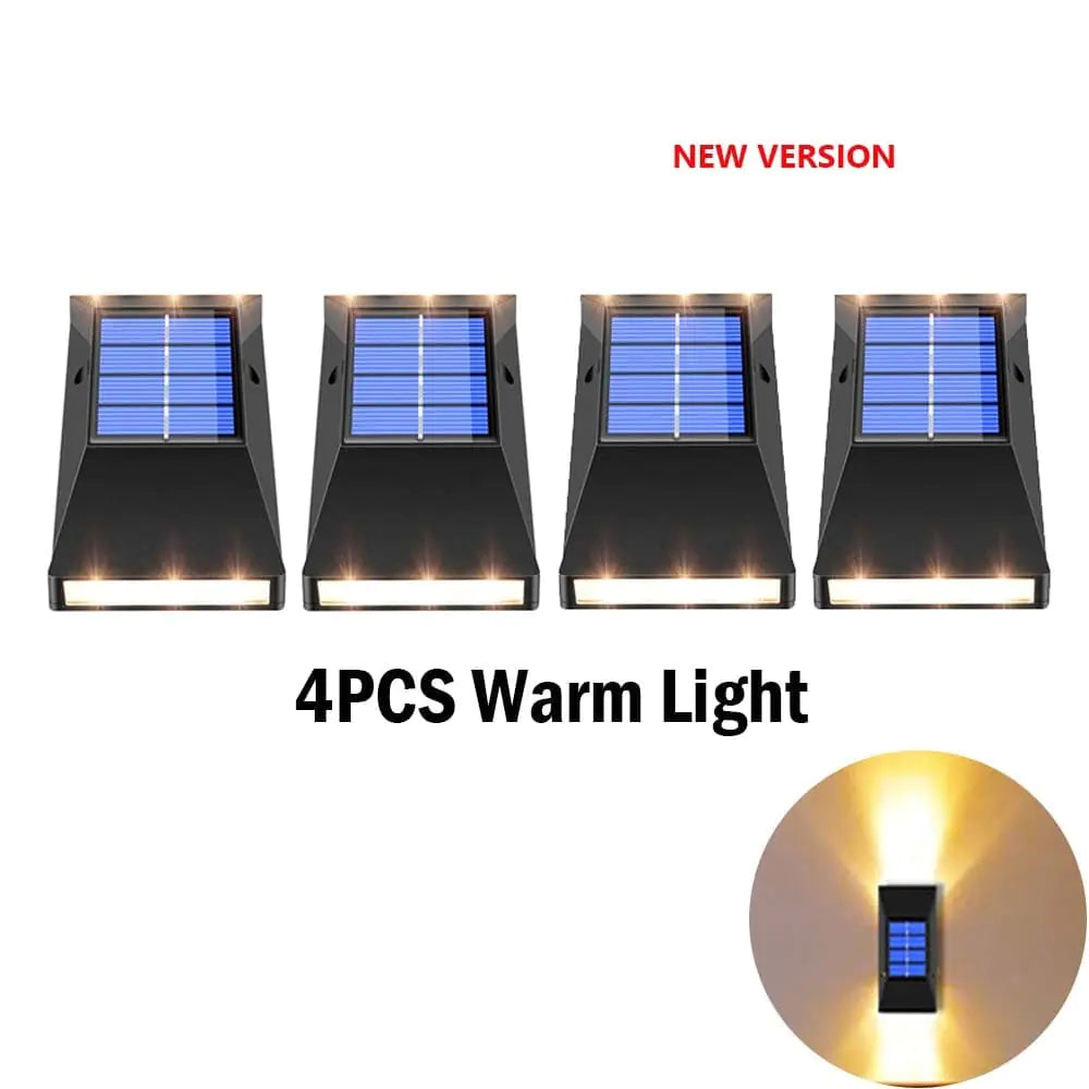 Outdoor Solar Light – Waterproof LED Wall Lamp for Gardens, Corridors, and Gates - ShopandTop