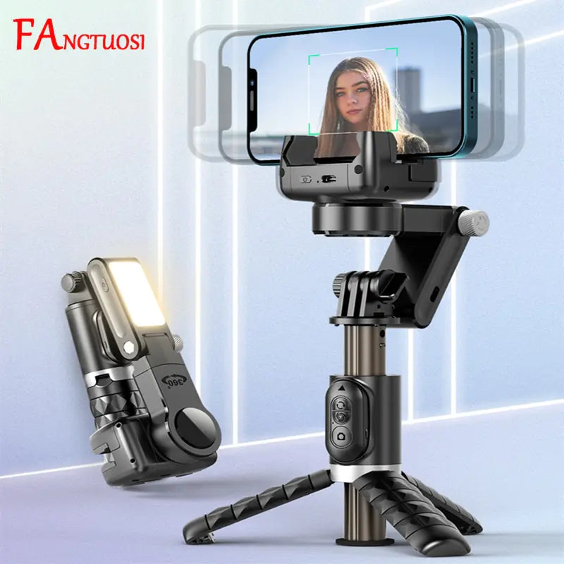 360 Rotation Gimbal Stabilizer Selfie Stick Tripod - ShopandTop