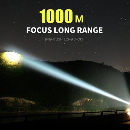 Ultra-Powerful LED Flashlight - Direct Charge & Battery Monitoring - ShopandTop