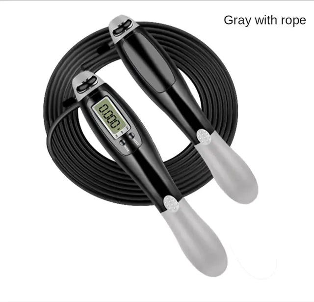 Electronic Counting Skip Rope – Cordless Design for Efficient Workouts