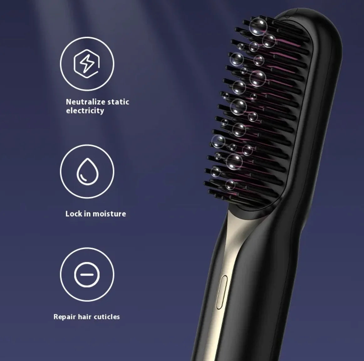 Wireless Charging Hair Straightening Comb