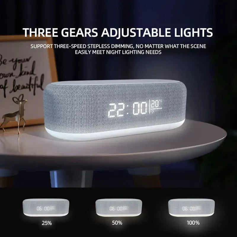 Wireless Alarm Clock Time With LED