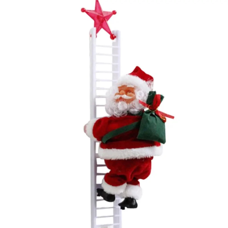 Santa Climbing Ladder Christmas Decoration - ShopandTop