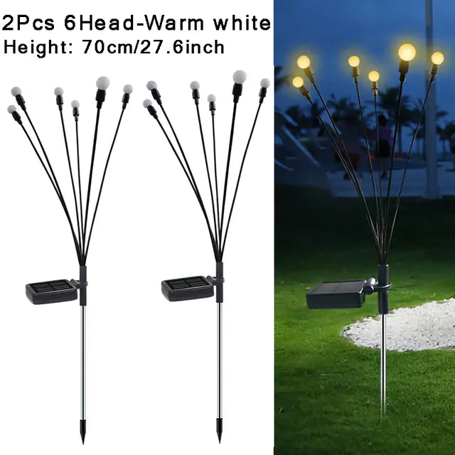 Solar Firefly Lights – Whimsical Outdoor Garden Lights with Realistic Flickering Effect - ShopandTop