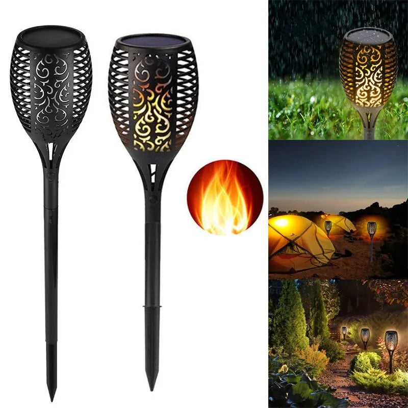 Solar Flame Solar Flame Lamp – Eco-Friendly Outdoor Lantern for Garden, Patio, and Pathway - ShopandTop