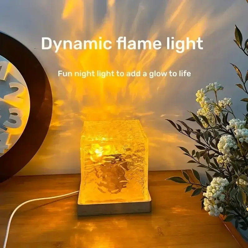 Dynamic Rotating Water Ripple Projector Night Light - ShopandTop