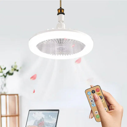 Ceiling Lamp with Remote-Controlled Cooling Fan - Stylish Lighting & Cooling Solution - ShopandTop