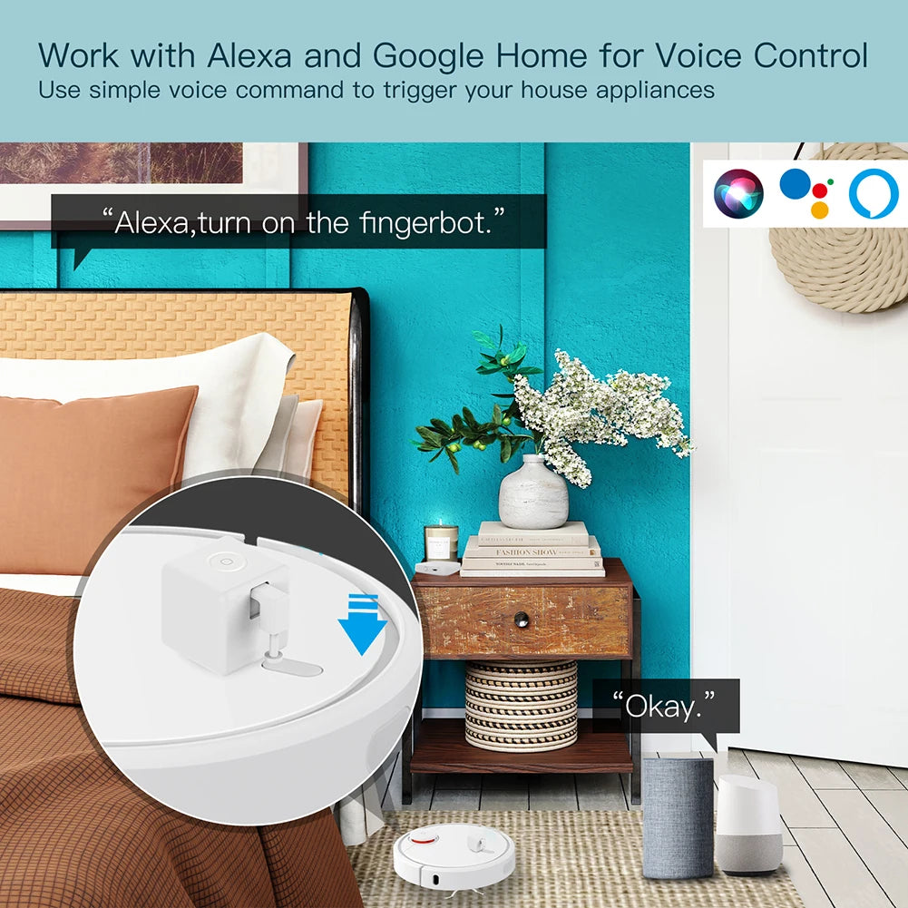 Smart Home Bluetooth Finger Robot - Effortless Device Control & Automation - ShopandTop