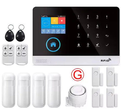 GauTone PG103 Wireless Home Security Alarm - WiFi & GSM Connectivity - ShopandTop