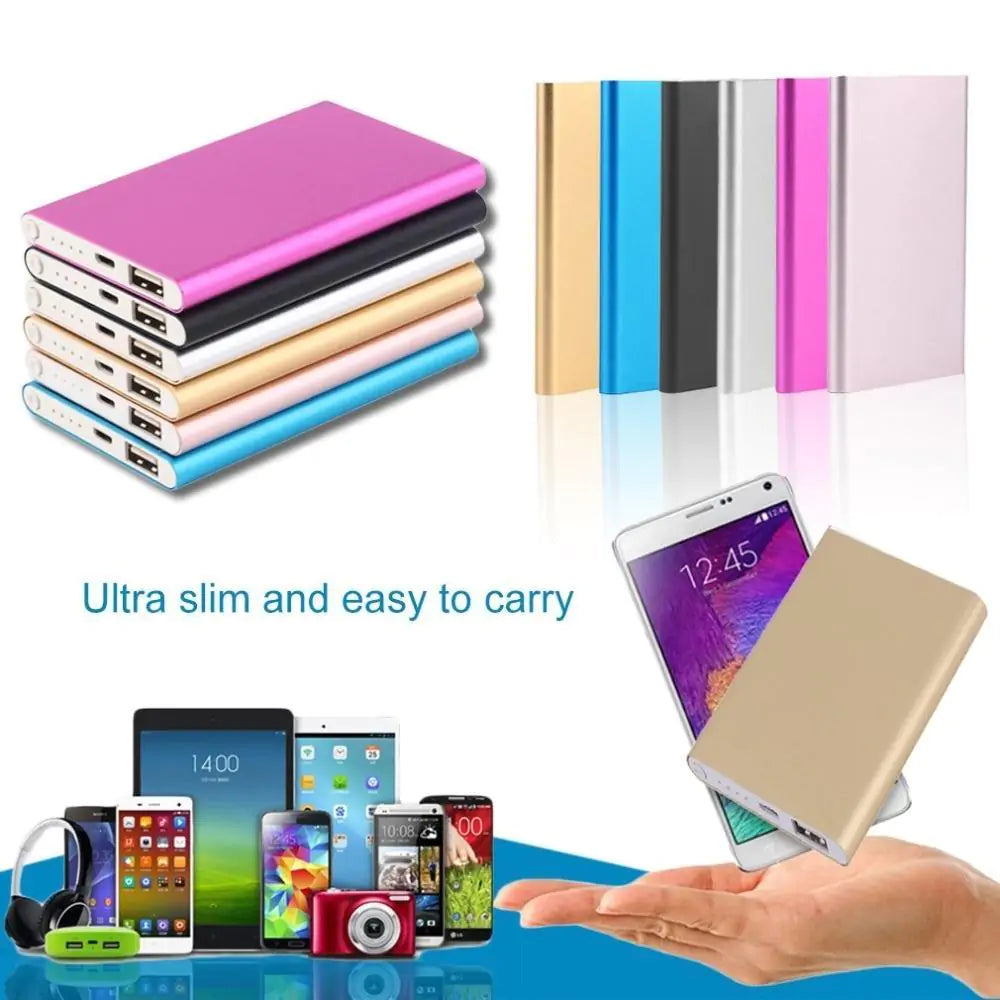 Mini Ultrathin Power Bank – Compact, Sleek, and Powerful Charging for On-the-Go - ShopandTop