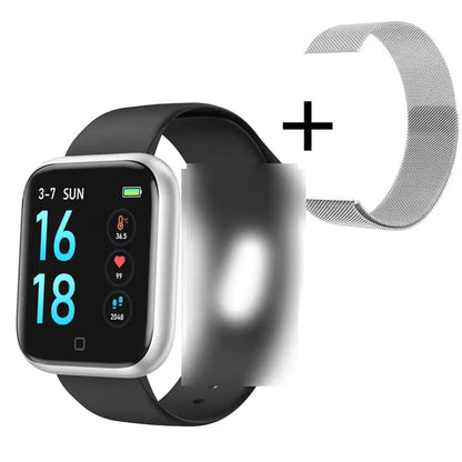 Unisex Smart Watch – Fashionable Fitness Tracker with Message Alerts and Waterproof Design - ShopandTop